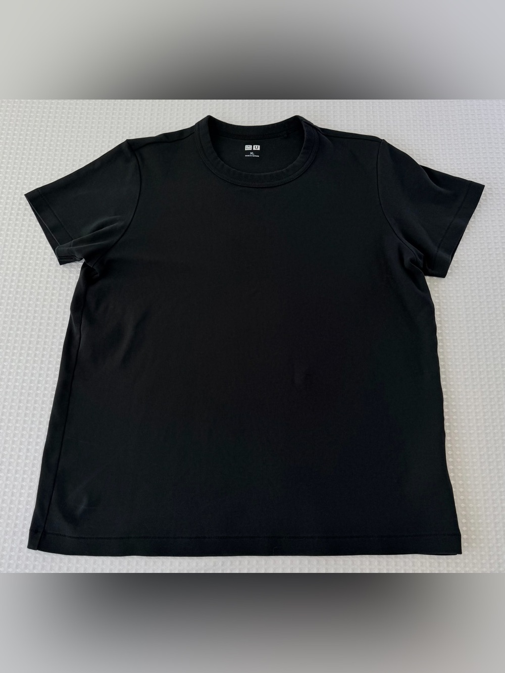 Uniqlo U Women's Black Crew Neck T-Shirt Short Sleeve Capsule Classic Size XL